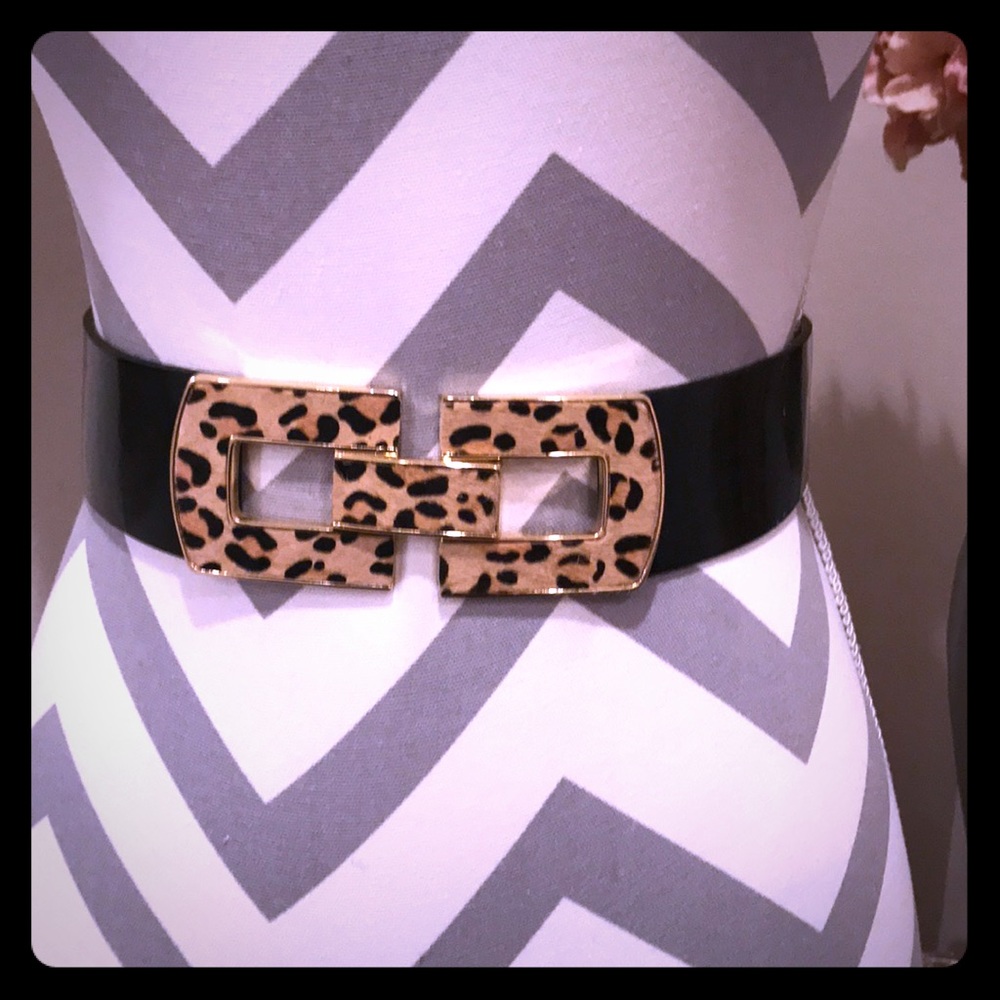 Another Line S/M Genuine Cow Hair Belt